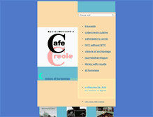 Tablet Screenshot of cafecreole.net